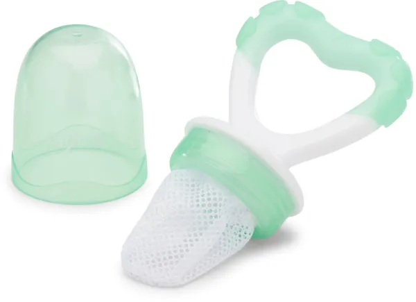 FLAVORILLO 2-in-1 Frucht-Schnuller und Beißspielzeug - grün