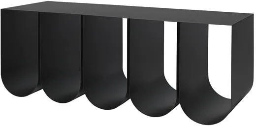 Kristina Dam Studio Curved Bank Schwarz