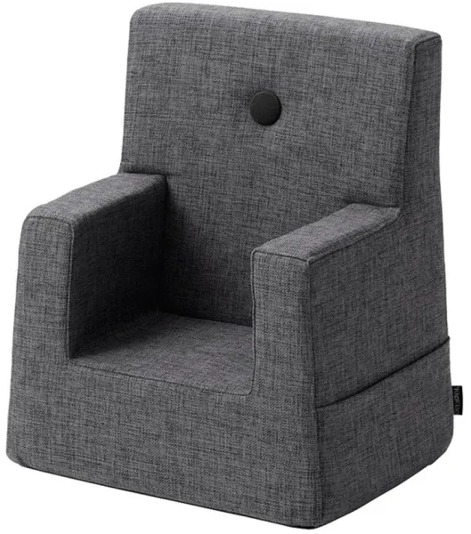 Kinderstuhl - dunkelgrau/schwarzgrau Knopf