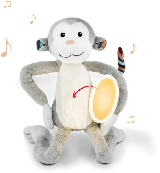 MAX Kuscheltier mit Nachtlicht, Affe