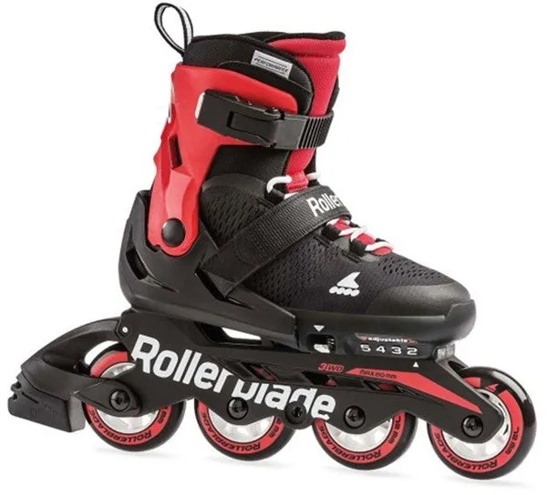 Rollerblade Inlineskates Schwarz/Rot - Größe 33-36,5