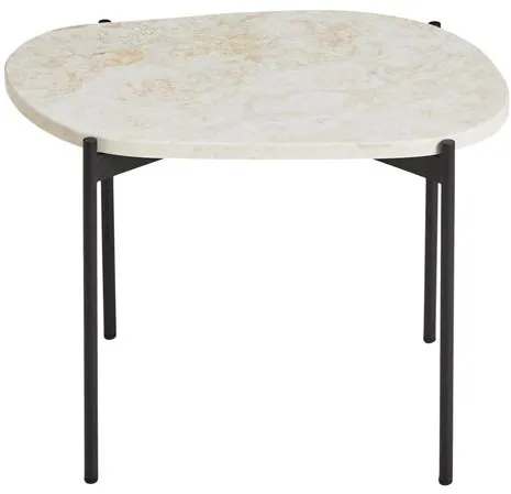 Woud La Terra Beistelltisch Elfenbein Mittel